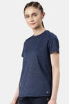 Enamor Relaxed Fitted Top - Navy Mel Active Reflective — thumbnail 3